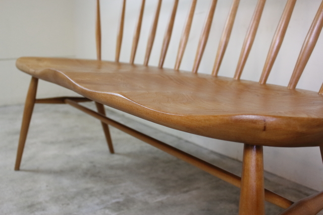 イギリス アーコール ercol ラブシート（ベンチ） レアタイプ お96-1