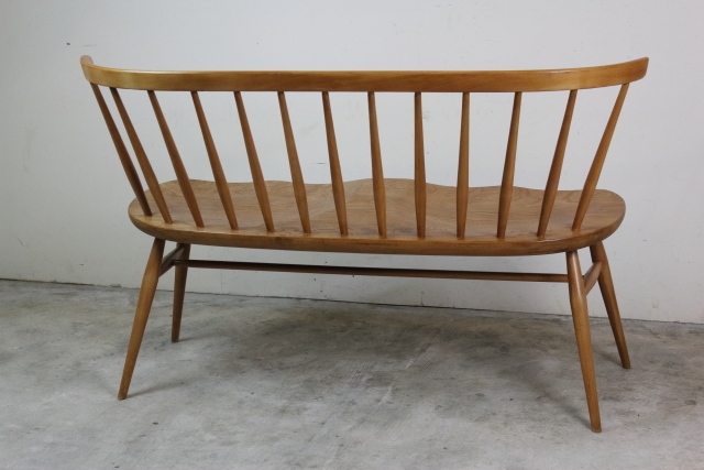 イギリス アーコール ercol ラブシート（ベンチ） レアタイプ お96-1