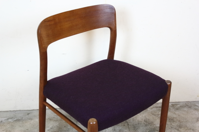 J.L.モラー No.75　ダイニングチェア 北欧　デンマーク　ヴィンテージ