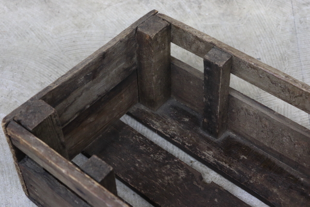 イギリス　アンティーク　木箱　ウッドボックス　収納ボックス