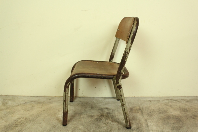 スタッキングチェア　スクールチェア　ヴィンテージ　チャイルドチェア