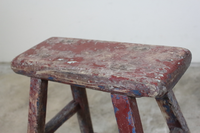 木製無垢 スツール イギリス アンティーク Z93-3