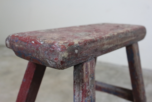 木製無垢 スツール イギリス アンティーク Z93-3