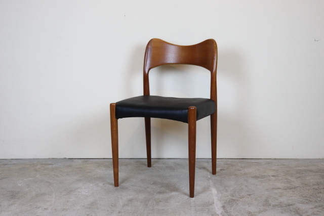 Arne Hovmand Olsen　ダイニングチェア チーク　北欧　デンマーク　ヴィンテージ　