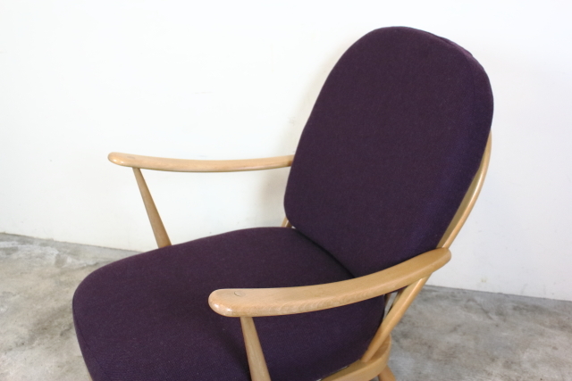 イギリス アーコール社 ercol イージーチェア ラウンジチェア ボルドー