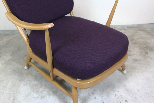 イギリス アーコール社 ercol イージーチェア ラウンジチェア ボルドー