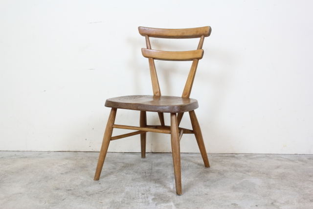 ercol　アーコール　スタッキングチェア　イエロードット　チャイルドチェア