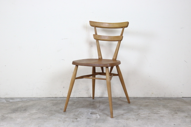 ercol　アーコール　スタッキングチェア　グリーンドット　レア