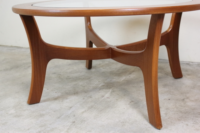 G-PLAN　ジープラン　ガラストップコーヒーテーブル