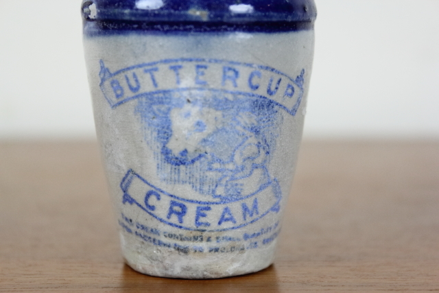 イギリス　アンティーク　クリームポット　デイリー社　レア