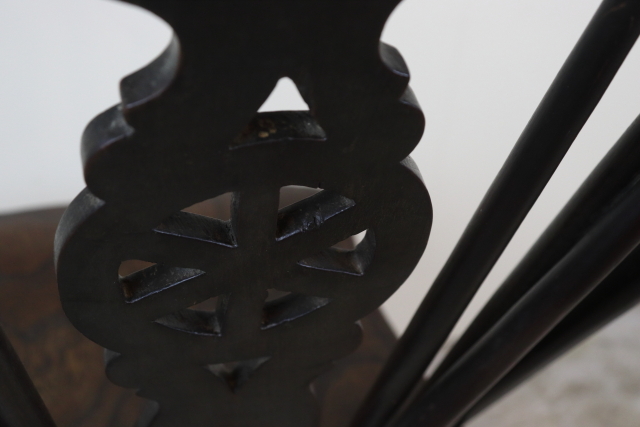 イギリス　アンティーク　ホイルバックチェア　ウィンザーチェア　ダイニングチェア