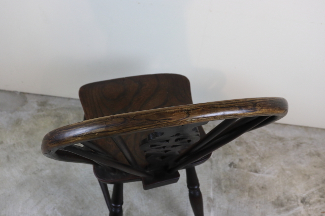 イギリス　アンティーク　ホイルバックチェア　ウィンザーチェア　ダイニングチェア