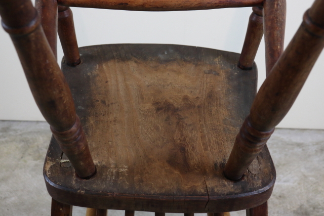 イギリス　アンティーク　キッチンチェア　ダイニングチェア