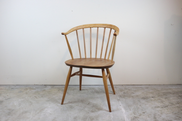 ercol　アーコール　カウホーンチェア　スモーカーズチェア　イギリス　ヴィンテージ