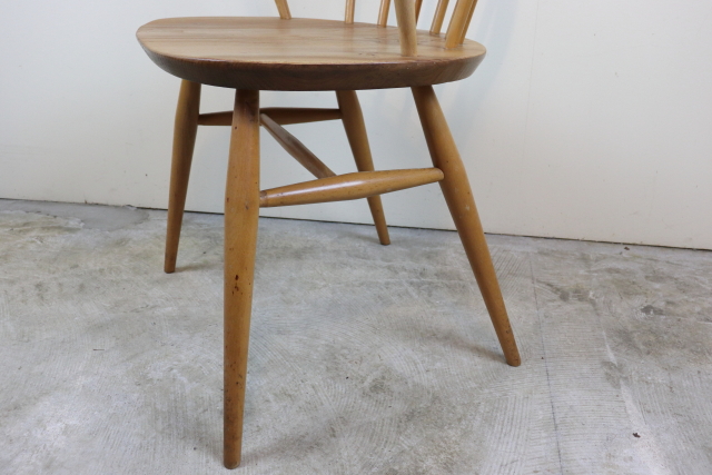 ercol　アーコール　カウホーンチェア　スモーカーズチェア　イギリス　ヴィンテージ