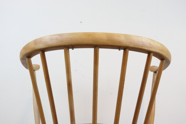 ercol　アーコール　カウホーンチェア　スモーカーズチェア　イギリス　ヴィンテージ