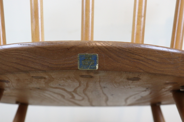 ercol　アーコール　カウホーンチェア　スモーカーズチェア　イギリス　ヴィンテージ