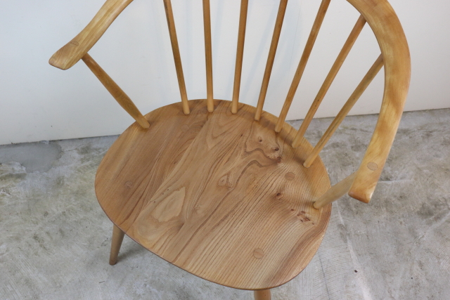 ercol　アーコール　カウホーンチェア　スモーカーズチェア　イギリス　ヴィンテージ