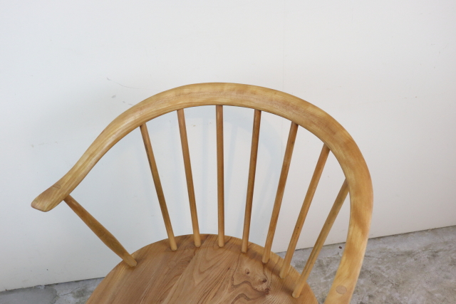 ercol　アーコール　カウホーンチェア　スモーカーズチェア　イギリス　ヴィンテージ