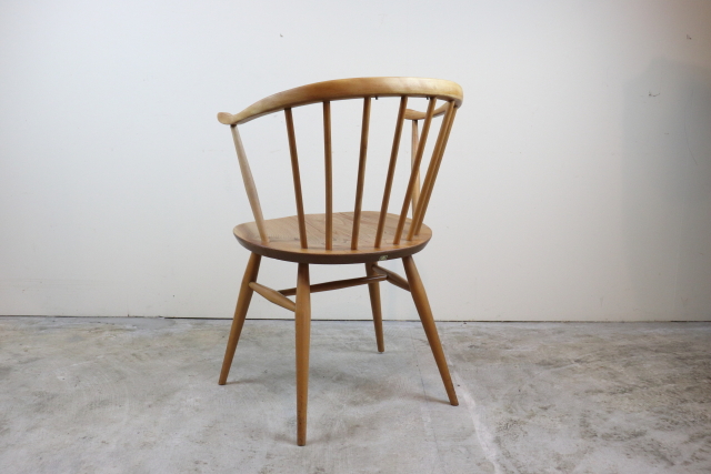ercol　アーコール　カウホーンチェア　スモーカーズチェア　イギリス　ヴィンテージ