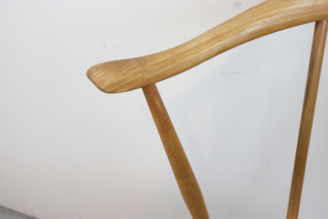 ercol　アーコール　カウホーンチェア　スモーカーズチェア　イギリス　ヴィンテージ