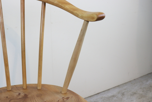 ercol　アーコール　カウホーンチェア　スモーカーズチェア　イギリス　ヴィンテージ