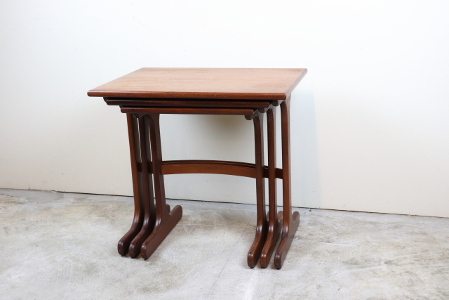 イギリス　ジープラン　G-PLAN　ネストテーブル　チーク　ヴィンテージ