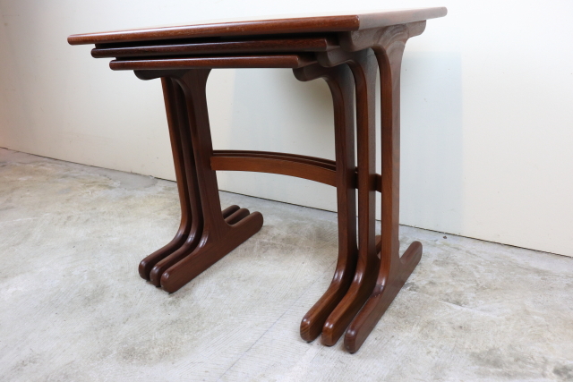 イギリス　ジープラン　G-PLAN　ネストテーブル　チーク　ヴィンテージ