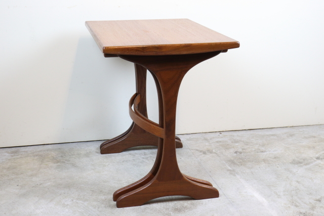 イギリス　ジープラン　G-PLAN　ネストテーブル　チーク　ヴィンテージ