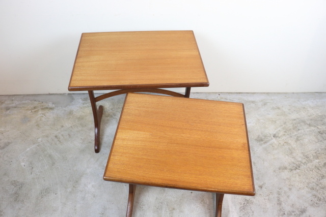 イギリス　ジープラン　G-PLAN　ネストテーブル　チーク　ヴィンテージ