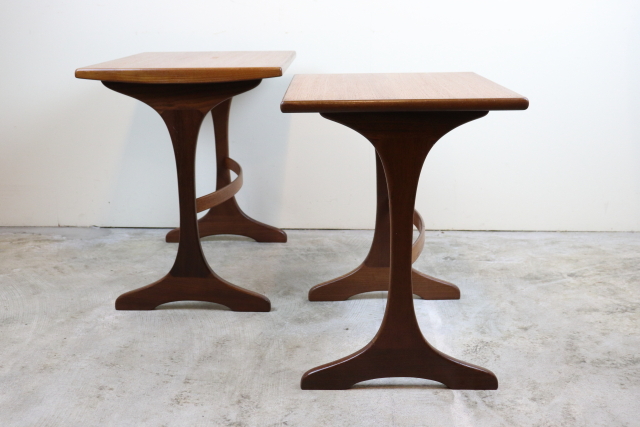 イギリス　ジープラン　G-PLAN　ネストテーブル　チーク　ヴィンテージ