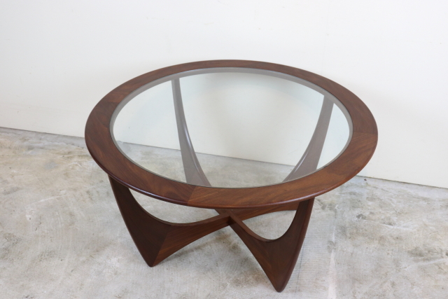 g-plan　ジープラン　ガラストップ　コーヒーテーブル　チーク　ヴィンテージ　イギリス