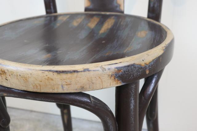 イギリス　アンティーク　ベントウッドチェア　カフェチェア