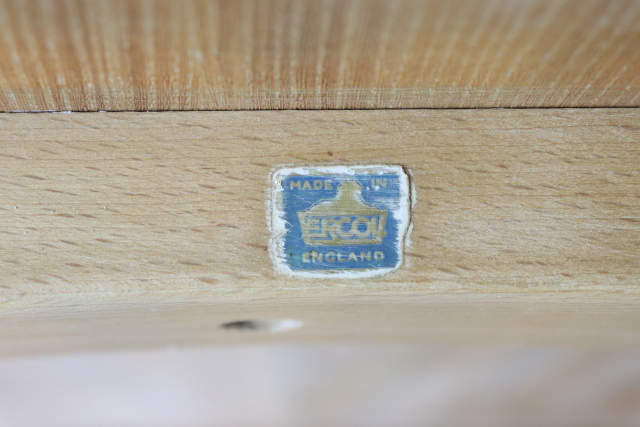 アーコール　ercol　ラック付テーブル　ダイニングテーブル　ブレックファストテーブル　ヴィンテージ