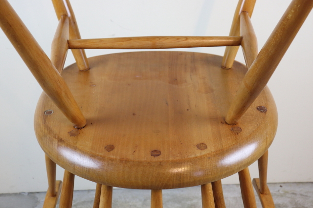 ercol　アーコール　カウホーンチェア　スモーカーズチェア　イギリス　ヴィンテージ