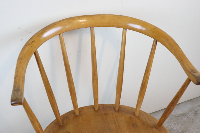ercol　アーコール　カウホーンチェア　スモーカーズチェア　イギリス　ヴィンテージ