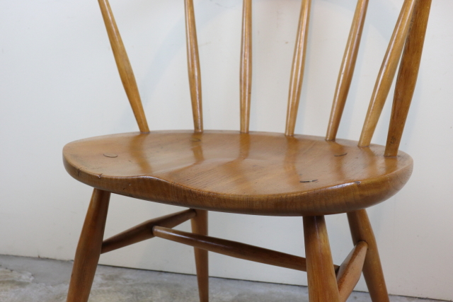 ercol　アーコール　カウホーンチェア　スモーカーズチェア　イギリス　ヴィンテージ