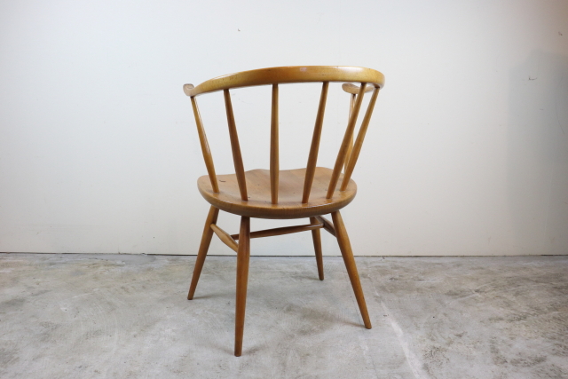 ercol　アーコール　カウホーンチェア　スモーカーズチェア　イギリス　ヴィンテージ