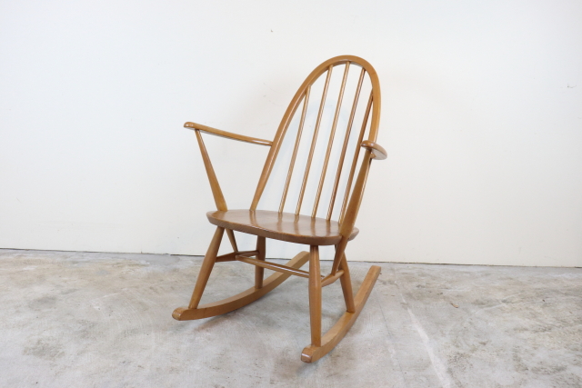ercol　アーコール　クエーカーロッキングチェア　ヴィンテージ　イギリス