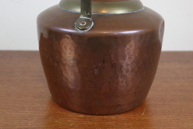 イギリス　アンティーク　コッパーケトル　やかん　銅製　インテリア