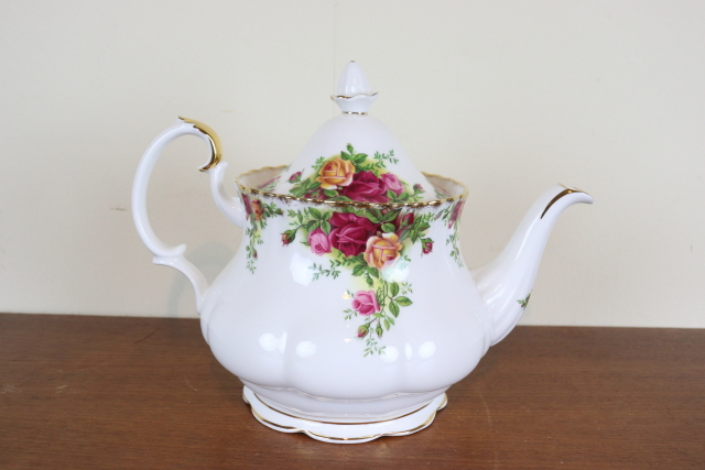 ロイヤルアルバート ROYAL ALBERT オールドカントリーローズ ポット