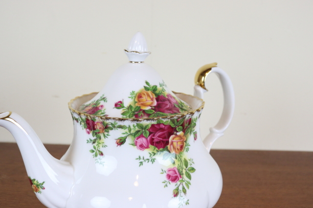 ロイヤルアルバート ROYAL ALBERT オールドカントリーローズ ポット
