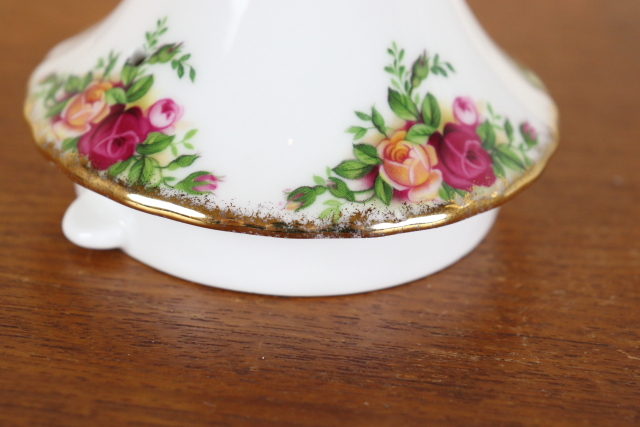 ロイヤルアルバート　オールドカントリーローズ　ヴィンテージ　ポット　イギリス　バラ