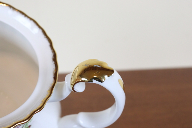 ロイヤルアルバート　オールドカントリーローズ　ヴィンテージ　ポット　イギリス　バラ