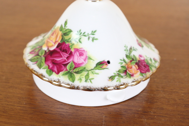 ロイヤルアルバート　オールドカントリーローズ　ヴィンテージ　ポット　イギリス　バラ