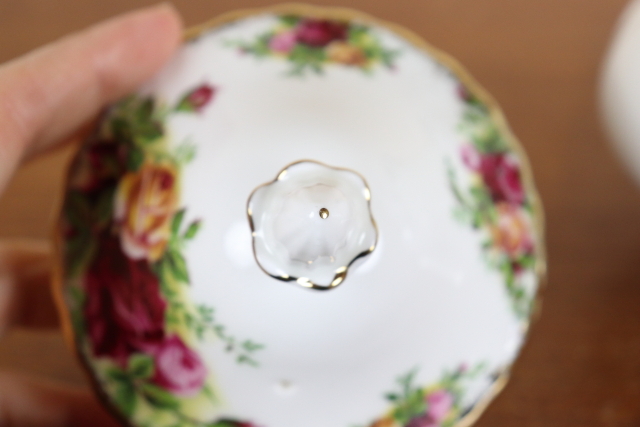 ロイヤルアルバート　オールドカントリーローズ　ヴィンテージ　ポット　イギリス　バラ