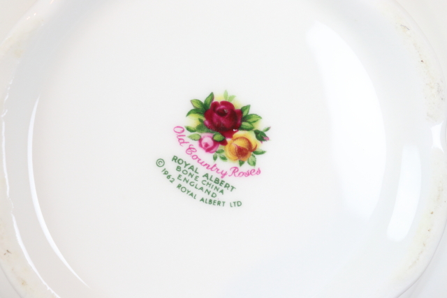 ロイヤルアルバート　オールドカントリーローズ　ヴィンテージ　ポット　イギリス　バラ