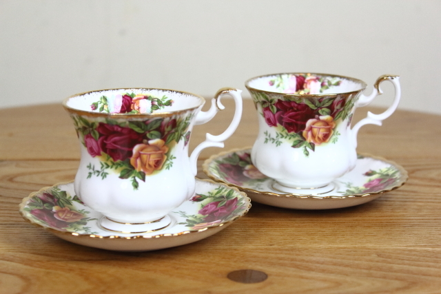 ROYAL ALBERT  オールドカントリーローズ カップ\u0026ソーサー2客セット