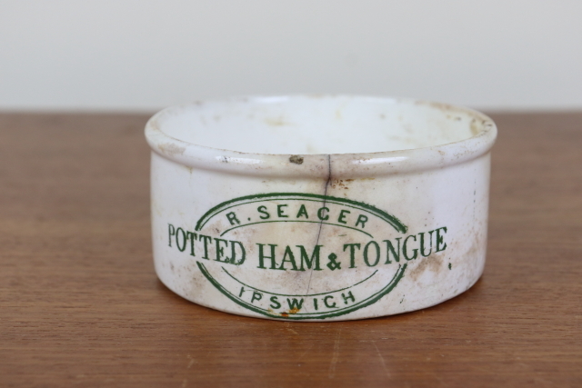 イギリス　アンティーク　ミートジャー　ミートポット　ヴィンテージ　トレイ