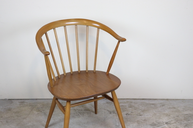ercol　アーコール　カウホーンチェア　スモーカーズチェア